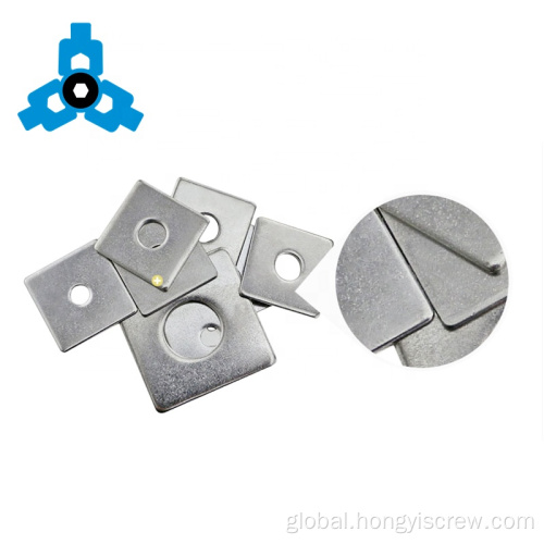 Square Hole Flat Washer DIN436 Threaded Square Hole Flat Washer Stainless Steel Manufactory